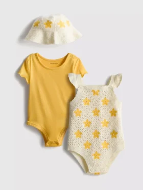 0-18 ay | 2’li bodysuit ve güneş şapkası içeren yenidoğan takımı 0-18 ay | 2’li bodysuit ve güneş şapkası içeren yenidoğan takımı