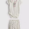 0-18 ay | Disney’in Aristokediler’inden Marie bodysuit ve bloomer bebek takımı 0-18 ay | Disney’in Aristokediler’inden Marie bodysuit ve bloomer bebek takımı