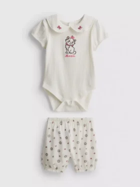0-18 ay | Disney’in Aristokediler’inden Marie bodysuit ve bloomer bebek takımı 0-18 ay | Disney’in Aristokediler’inden Marie bodysuit ve bloomer bebek takımı