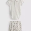 0-18 ay | Disney’in Aristokediler’inden Marie bodysuit ve bloomer bebek takımı 0-18 ay | Disney’in Aristokediler’inden Marie bodysuit ve bloomer bebek takımı