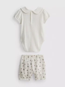0-18 ay | Disney’in Aristokediler’inden Marie bodysuit ve bloomer bebek takımı 0-18 ay | Disney’in Aristokediler’inden Marie bodysuit ve bloomer bebek takımı