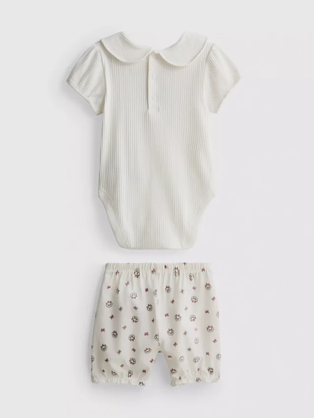 0-18 ay | Disney’in Aristokediler’inden Marie bodysuit ve bloomer bebek takımı 0-18 ay | Disney’in Aristokediler’inden Marie bodysuit ve bloomer bebek takımı