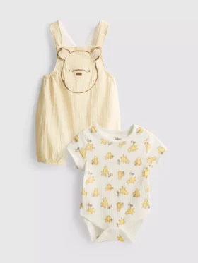 0-18 ay | Disney’in Winnie the Pooh bodysuit ve tulumdan oluşan yenidoğan takımı 0-18 ay | Disney’in Winnie the Pooh bodysuit ve tulumdan oluşan yenidoğan takımı