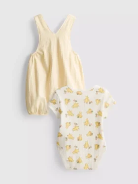 0-18 ay | Disney’in Winnie the Pooh bodysuit ve tulumdan oluşan yenidoğan takımı 0-18 ay | Disney’in Winnie the Pooh bodysuit ve tulumdan oluşan yenidoğan takımı