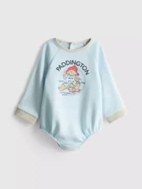 0-18 ay | Paddington Bear uzun kollu yenidoğan bodysuit