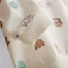 0-18 ay | Yemek temalı sweatshirt ve şortlar takımı