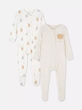 0-24 ay | 2’li paket fermuarlı pijama