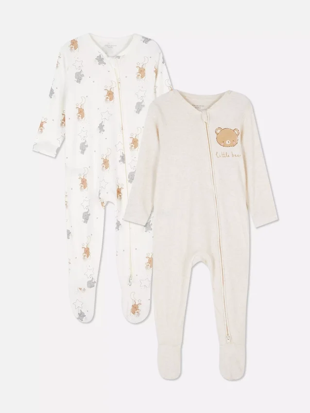 0-24 ay | 2’li paket fermuarlı pijama 0-24 ay | 2’li paket fermuarlı pijama