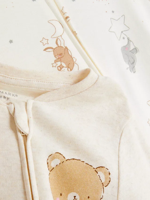 0-24 ay | 2’li paket fermuarlı pijama 0-24 ay | 2’li paket fermuarlı pijama
