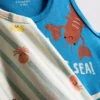 0-36 ay | 2’li paket deniz yaşamı desenli tişörtler