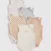 0-36 ay | 5’li paket kolsuz bodysuit