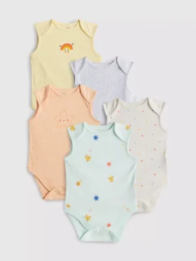 0-36 ay | 5’li paket kolsuz bodysuit