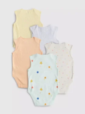 0-36 ay | 5’li paket kolsuz bodysuit