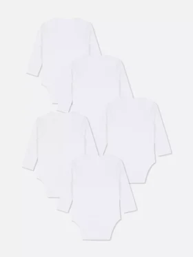 0-36 ay | 5’li paket temel uzun kollu bodysuit