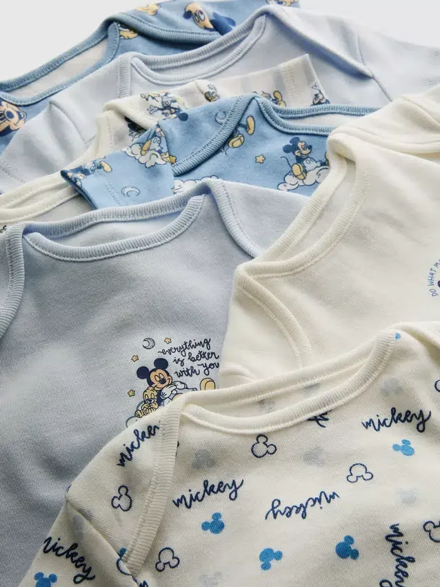 0-36 ay | 7’li paket Disney’in Mickey Mouse kısa kollu şortları 0-36 ay | 7’li paket Disney’in Mickey Mouse kısa kollu şortları