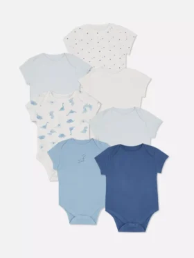 0-36 ay | 7’li paket kısa kollu bodysuit