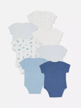 0-36 ay | 7’li paket kısa kollu bodysuit