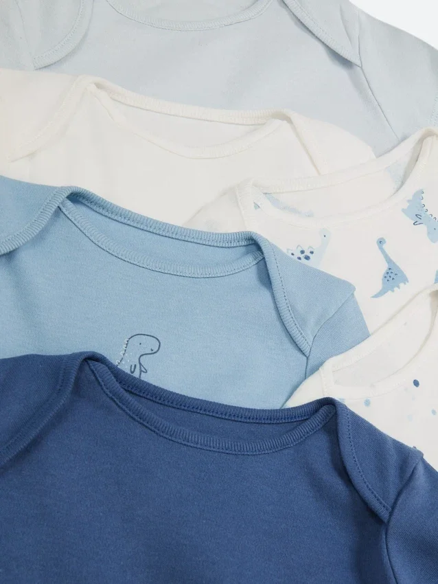 0-36 ay | 7’li paket kısa kollu bodysuit 0-36 ay | 7’li paket kısa kollu bodysuit