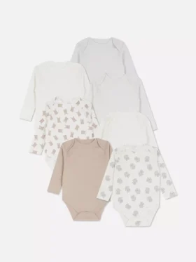 0-36 ay | 7’li paket uzun kollu bodysuit