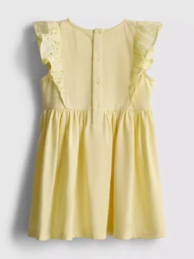 0-36 ay | broderie anglaise smock elbise
