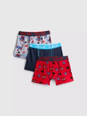 1,5-10 yaş | 3’lü paket Marvel Spider-Man şortları