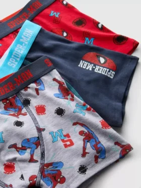 1,5-10 yaş | 3’lü paket Marvel Spider-Man şortları