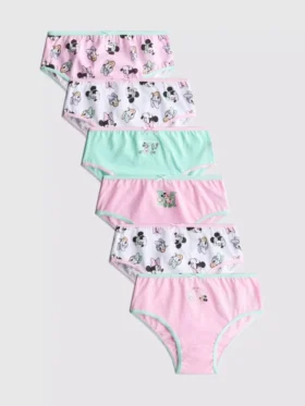 1,5-10 yaş | 6’lı paket Disney Minnie Mouse külotları