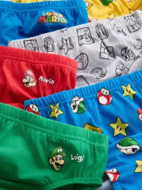 1,5-10 yaş | 6’lı paket Super Mario külot