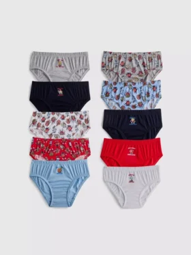 1,5-12 yaş | 10’lu paket, yemek temalı slip