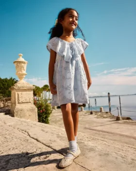 1,5-12 yaş | The Edit çiçek işlemeli smock elbise