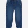 1,5-7 yaş | paçaları kıvrımlı eşofman pantolonu tarzı jeanler