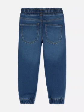 1,5-7 yaş | paçaları kıvrımlı eşofman pantolonu tarzı jeanler
