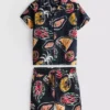 1,5-8 yaş | baskılı gömlek ve şort takımı 1,5-8 yaş | baskılı gömlek ve şort takımı