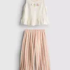 1,5-8 yaş | işlemeli peplum üst ve pantolonlar takımı 1,5-8 yaş | işlemeli peplum üst ve pantolonlar takımı