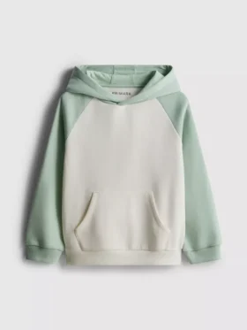 1,5-8 yaş | renk bloklu kapüşonlu sweatshirt