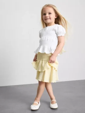 1,5-9 yaş | büzgülü peplum üst