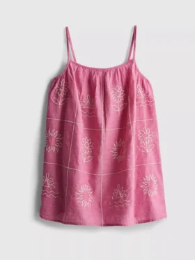 1,5-9 yaş | Chambray işlemeli cami elbise