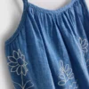 1,5-9 yaş | Chambray işlemeli cami elbise 1,5-9 yaş | Chambray işlemeli cami elbise