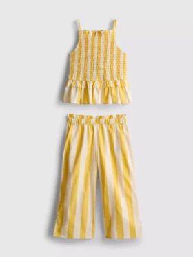 1,5-9 yaş | çizgili peplum bluz ve pantolon takımı