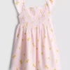 1,5-9 yaş | limon desenli smock elbise 1,5-9 yaş | limon desenli smock elbise