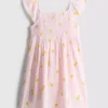 1,5-9 yaş | limon desenli smock elbise 1,5-9 yaş | limon desenli smock elbise