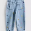 1-9 yaş | işlemeli mom jean 1-9 yaş | işlemeli mom jean