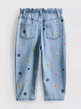1-9 yaş | işlemeli mom jean