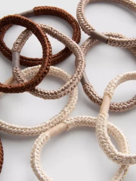 10’lu paket kalın saç lastikleri