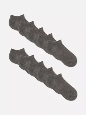 10’lu paket temel Sneaker çorapları