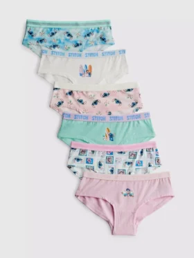 2-15 yaş | 6’lı paket Disney’in Stitch karakterli hipster külotlar