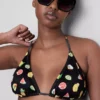 2’li paket baskılı üçgen bikini üstü 2’li paket baskılı üçgen bikini üstü