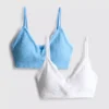 2’li paket dikişsiz dantel süslemeli bralette 2’li paket dikişsiz dantel süslemeli bralette