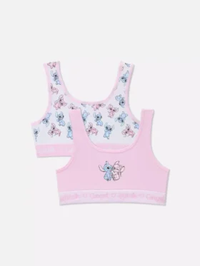 2’li paket Disney’in Stitch ve Angel dikişsiz kısa üstler 2’li paket Disney’in Stitch ve Angel dikişsiz kısa üstler