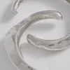 2’li paket erimiş metal bilek manşetleri